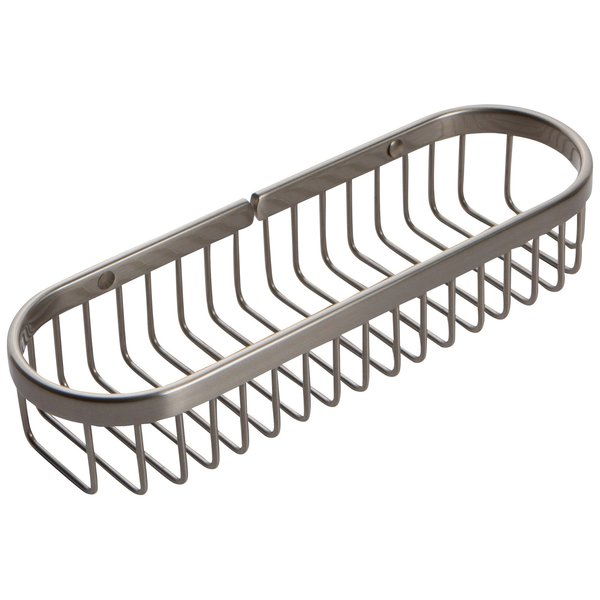 Ginger 11" Deep Toiletry Basket in Satin Nickel G502/SN